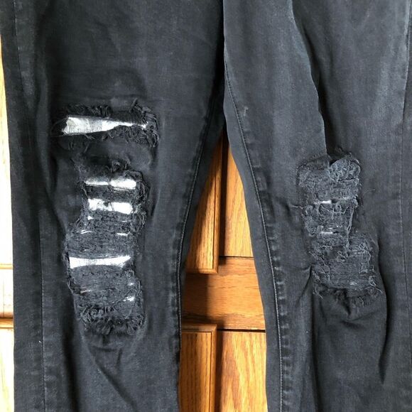 J Brand Maria High Rise Skinny Jeans Temple Silver Black Size 32 - Picture 6 of 14